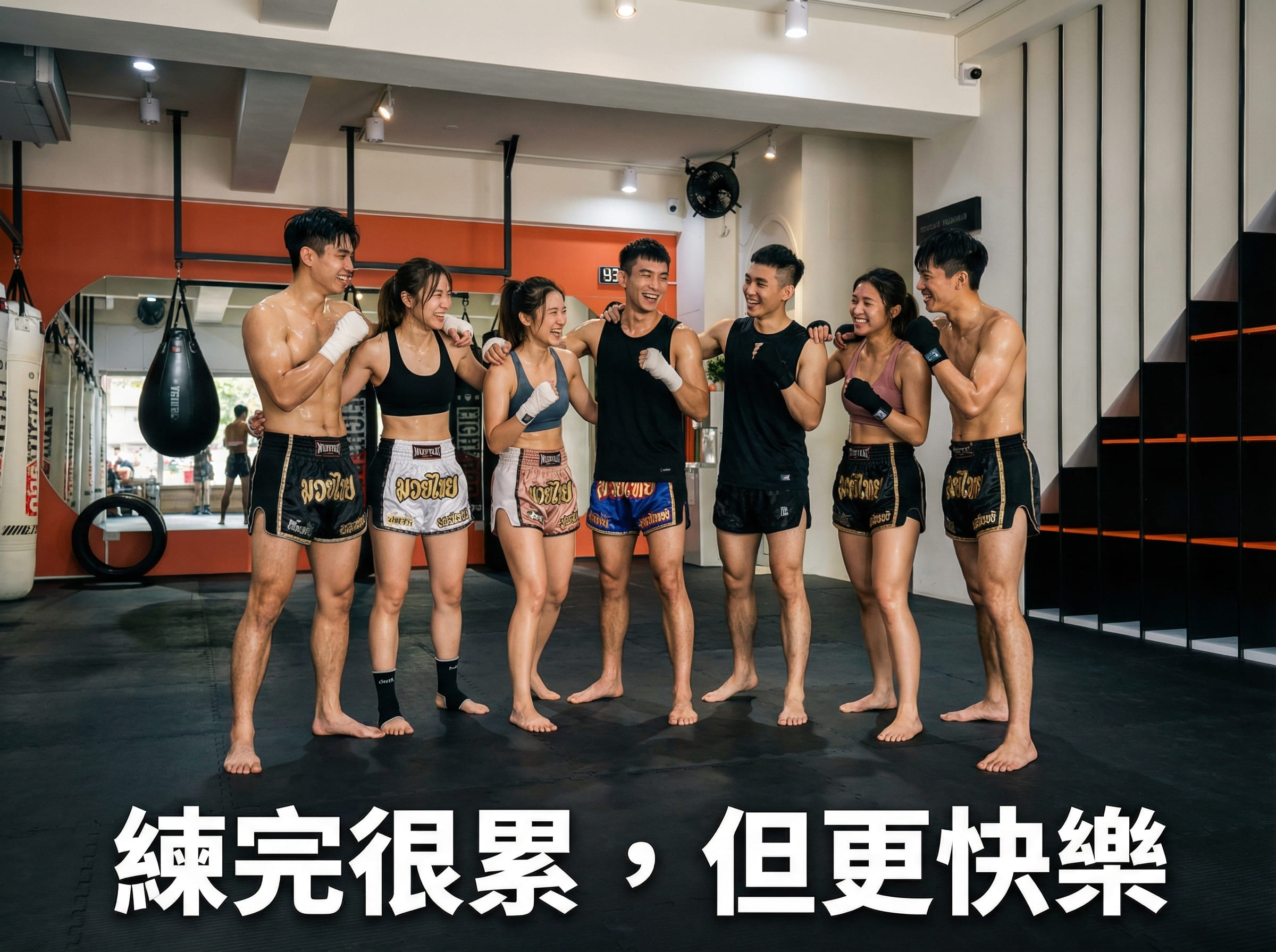 高雄最乾淨明亮的格鬥健身房：Super D 泰拳館環境